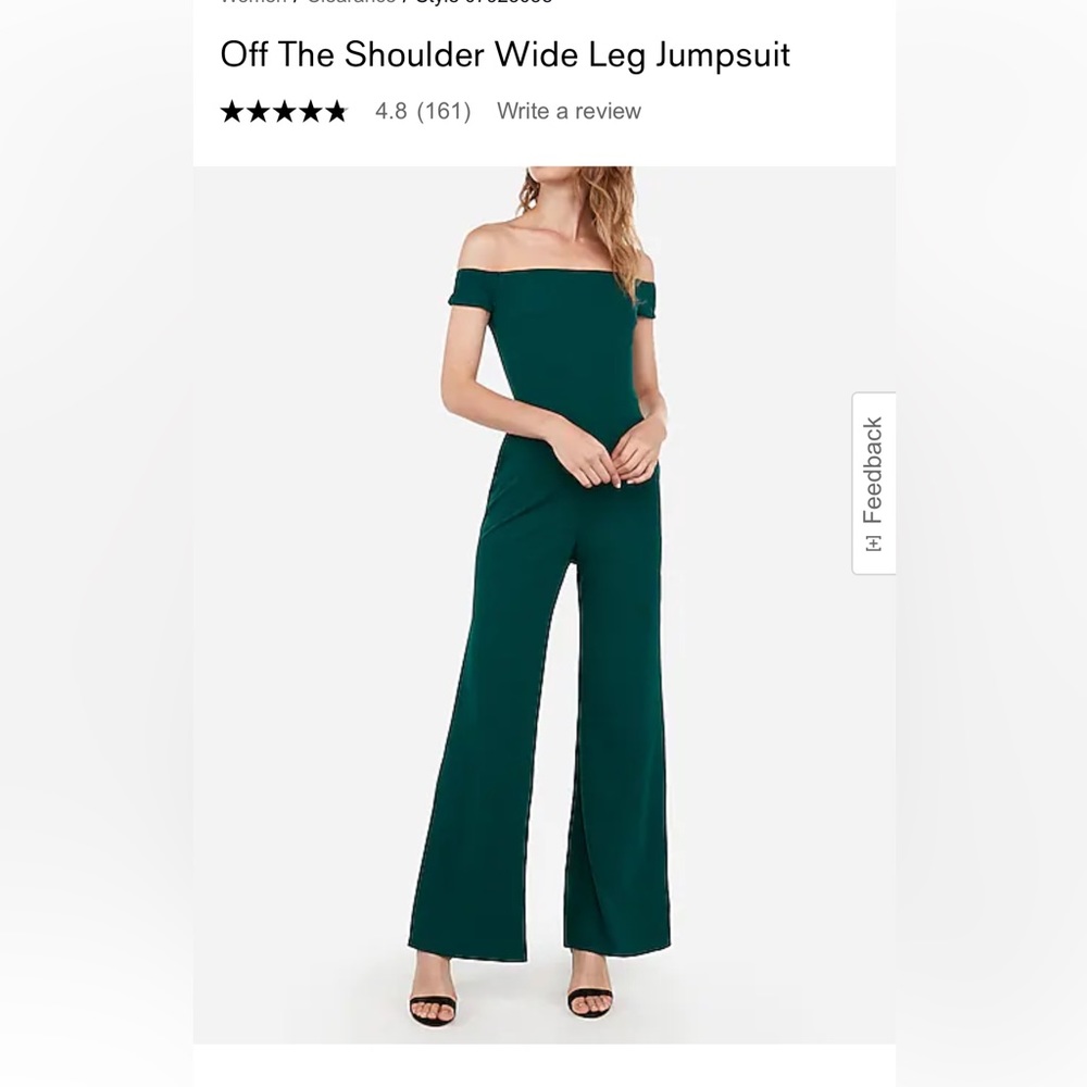 Off the shoulder jumpsuit